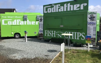 Our mobile van and catering trailer 