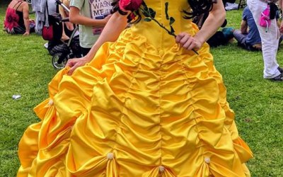 Princess Beauty at a local Party in the Park