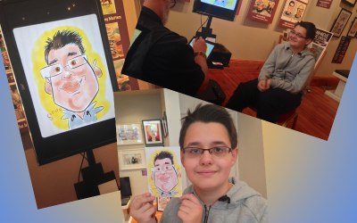 Live digital caricature