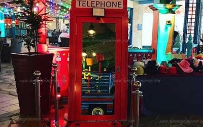 Fun at Alton Towers, our phone box Mirror