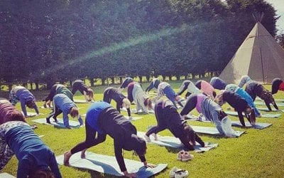 Yoga Retreat at Scaldersitch farm