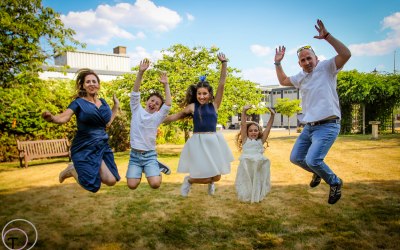 Family shoot before the batmitzvah party!