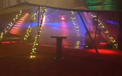 40th Birthday - Tipi tent Plaza Northwich
