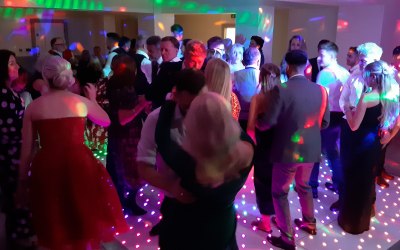 A busy dancefloor