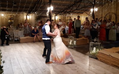 Disco Cheshire at Alcumlow wedding barn