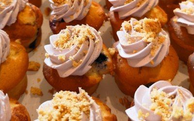 Mini Blueberry Cheesecake Muffins