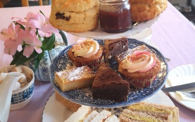 Afternoon Tea with Delicious Goodies In Our Beautiful Upstairs Room