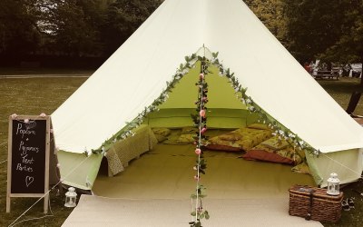 Bell tent party hire