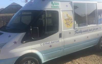 My new eco friendly ice cream van