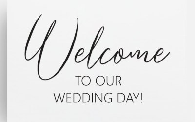 poppysageandwillow.com Welcome to our Wedding Day Signage
