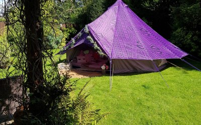 Bell tent day and night hire