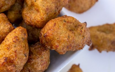 saltfish fritters (Accras)