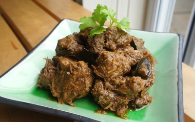 Indonesian caramelised beef rendang