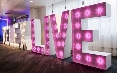 Corporate Light Up Letters