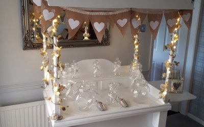 Our Wedding Candy Cart