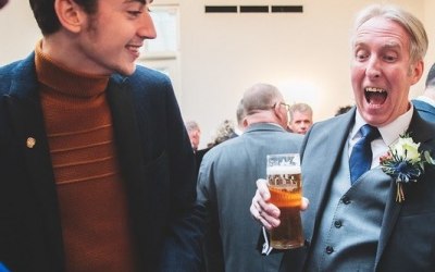 Reaction from a wedding