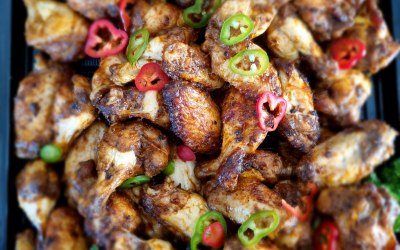 Pimento spiced chicken wings 