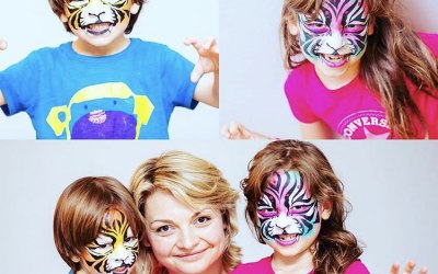 Me and little ones - tigers 5 years ago 