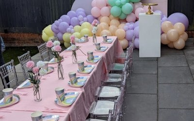 Pastel Rainbow Themed Party