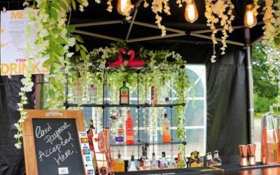 Flowered LED Mobile Bar - Cash Bar