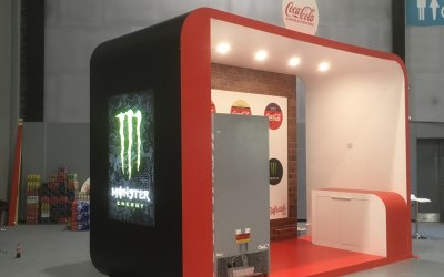 Coca Cola exhibition stand Liverpool