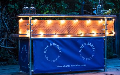Mobile pop-up bar for hire