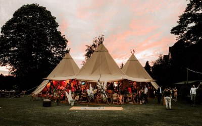 Link your tipis to create the perfectly sized space
