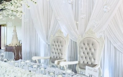 Ivory Throne Chairs
