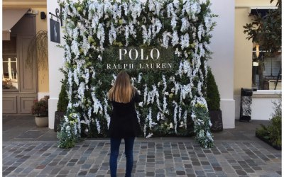 Wisteria Flowerwall Commissioned by Ralph Lauren