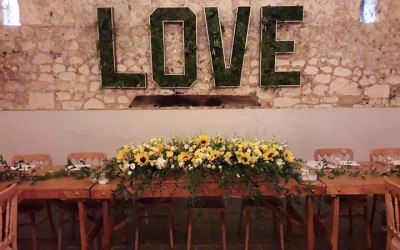 Love is all you need head table 