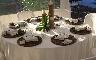 Wedding informal table