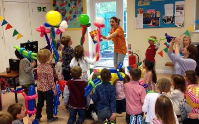 Magic Show and Balloons 