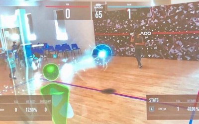 Screenshot of the player against an AI