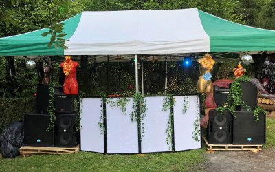 Customer requested a garden rave