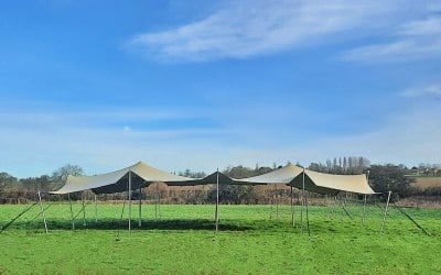 10.5m x 15m chino stretch tent