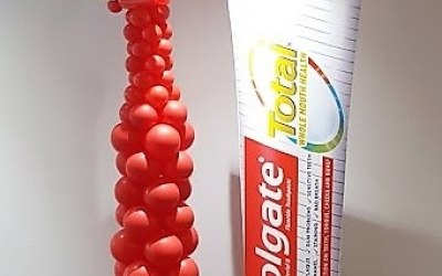 Air-filled Toothbrush for Colgate Event 