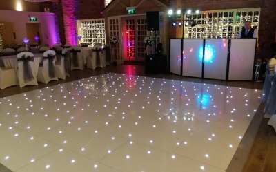 16x16ft White LED Dancefloor