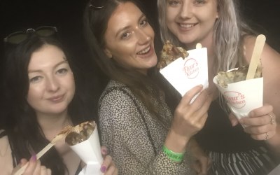 Crepes at a beer festival? Yes please! 