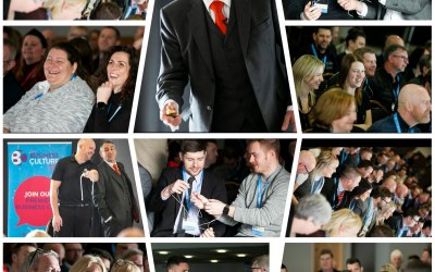 Events for Key Note Speakers is more than whats on stage! The audiences engagement and thrill is timeless!