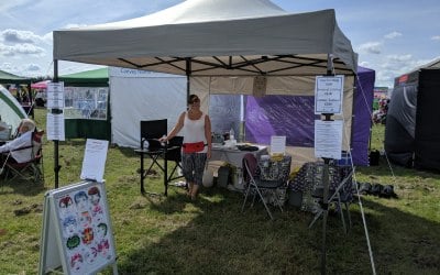Me and my set up at my local summer show