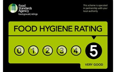 5* Food hygiene Rating