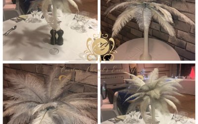 Feather Centrepieces