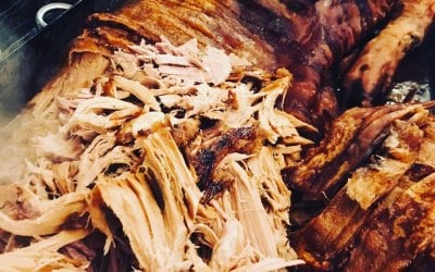 Hog Roast cooked to perfection.