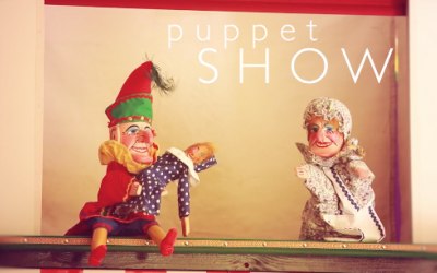 a bang up to date Punch and Judy show