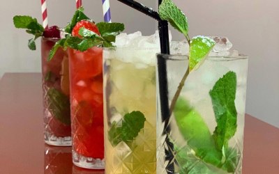 Flavoured Mojitos and mocktails available.