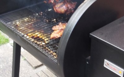 Ongoing Meat Smoking