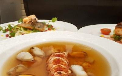 Smoked Lobster Consomme