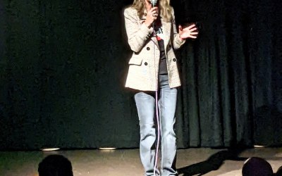 Defintely on of our all time faves! Jo Caulfield at our monthly Chorlton show. 