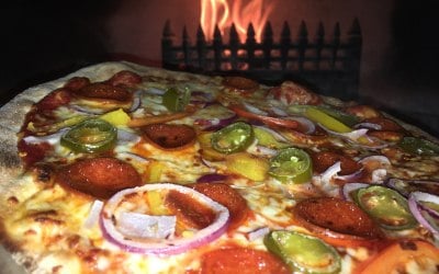 Thin based, light and crispy wood fired pizza