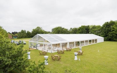 Luxury Clearspan marquee